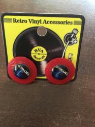 Metallica - Plak formunda küpe