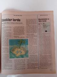 Cumhuriyet Bilim Teknik Gazetesi - 31 Temmuz 1993 - Sayı 332 - Hayvan Deneyleri Ne Ölçüde İnsanca -Altaylara Türk Yorumu - Celâl Şengör - Orman Yangınlarına Yeni Çözüm - Sinekler Lordu - Yeni Teknolojik Ürünler - Zamanı Kullanmayı Bilmek