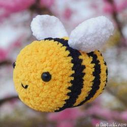 örgü arı oyuncak amigurumi yumuşacık