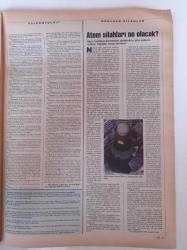 Cumhuriyet Bilim Teknik Gazetesi - 16 Aralık 1995 -Sayı 456 - Canlı Evrimin En Çarpıcı Kanıtı - İlk Kuş Archaeopteryx - Dünyada Zehirli Altına Tepki - Ginseng Kökü Rahatlatıyor - Tehlikeli Laser Oyunları