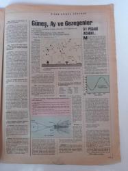 Cumhuriyet Bilim Teknik Gazetesi - 30 Mart 1996- Sayı 471 - Dünyanın Önde Gelen Fransız Bilim Adamı Xavier Le Pichon Fotoğrafı - Derin Denizlerin Sırrı Çözülüyor - Suyun İlginç Özellikleri