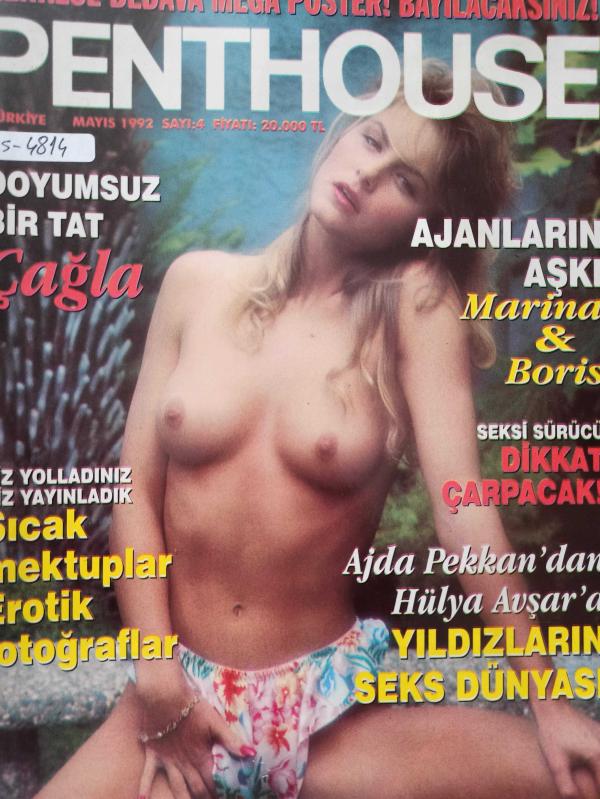 Penthouse Dergisi Nisan 1992 Selma Ürker Hasan Bal Linda  