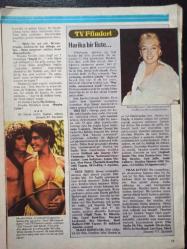 Erkekçe Aylık Aktüalite Sinema Tiyatro Müzik ve Magazin Dergisi - Ağustos 1982- Deniz Akbulut- Şevket Yılmaz- Atilla İlhan- Emin Coşar- Prenses Anne- Jacqueline Bisset- Faye Dunaway- Nazan