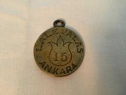 Antika - ANKARA LALE PALAS OTELİ ESKİ PİRİNÇ ANAHTARLIK - kitantik - kitaLog