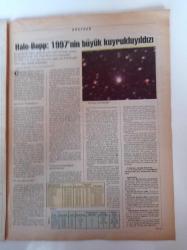 Cumhuriyet Bilim Teknik Gazetesi - 17 Ağustos 1996- Sayı 491 - Konuşan Beyin İnsan Yoksa Özel Bir Yaratık Değil Mi - Evrende Hayat Var Mı - Hale Bopp 1997'nin Büyük Kuyrukluyıldızı- Şiddetin Kaynağı Ne - Maymunlarda Yamyamlık Ve Aile Hayatı