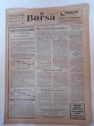 Dünya Borsa Gazetesi - 11 Ekim Cuma - Kav'ın İhracatçısı Atakta - Borsada Yabancı Müşteri Bilgileri Kilit Altında - Borsa Dolandırıcılığı Davası - Abdülhamid De Borsa Oynuyordu - Erdemir'den Satış Rekoru