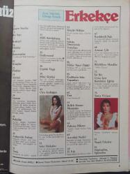 Erkekçe Aylık Aktüalite Sinema Tiyatro Müzik ve Magazin Dergisi - Nisan 1983- Oya Aydoğan- Cumhur Kerimoğlu- Linda Wayne- Yıldırım Gürses- Bülent Ersoy- Gabriel Garcia Marquez- Sonia Viviani-