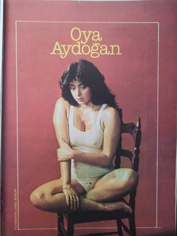 Erkekçe Dergisi Nisan 1983 Oya Aydoğan Cumhur Kerimoğlu Linda  