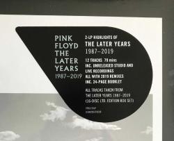 Pink Floyd – The Later Years 1987-2019, Plak, 2xLP, Vinyl, Ambalajında, Sıfır