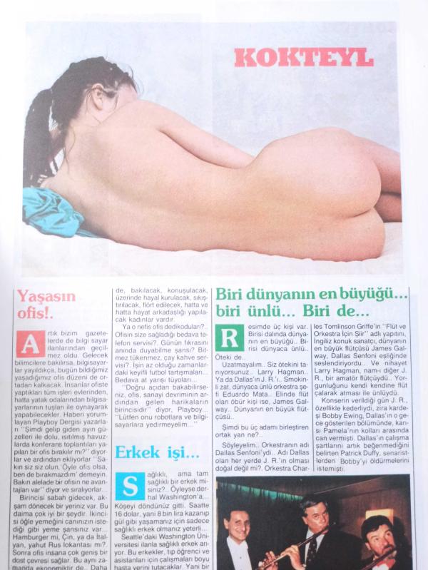 Erkekçe Erotik Dergisi Temmuz 1985 Hülya Avşar Osman Bölükbaşı  