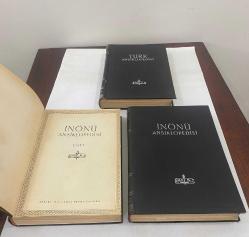 İNÖNÜ ANSİKLOPEDİSİ .. TÜRK ANSİKLOPEDİSİ .. 1946-1972 arası basılan ilk 20 cilt..A'dan J'ye.. İLK RESMİ-MİLLİ ANSİKLOPEDİ .. İsmet İnönü Matbu İmzalı
