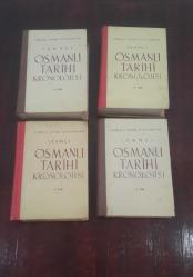 İzahlı OSMANLI TARİHİ KRONOLOJİSİ .. İsmail Hami Danişmend ..1258'den-1924'e .. 4 cilt - Tam Takım / (1947-1955) .. şömizli-ciltli .. İLK baskı