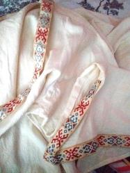 İPEK BÜRÜMCÜK EL DOKUMASI YAKALARI VE KOL UÇLARI MOTİFLİ KİMANO CEPLİ