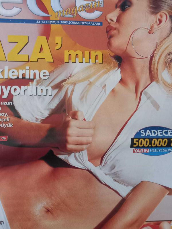 Gecce 12 temmuz 2003 Magazin Dergi Ece Gürsoy Oya Aydoğan Bülent  