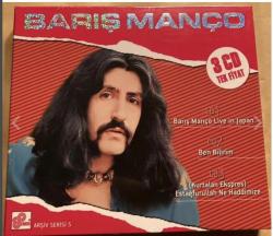 İNDİRİMLİ  BARIŞ MANÇO ARŞİV 5 Live in Japan Ben Bilirim Estağfurullah ne haddimize 3 CD SIFIR JELATİNLİ AMBALAJINDADIR Halil İbrahim Sofrası Bir Bahar Akşamı Ce sera le temps Nane Limon Kabuğu dönence Gamzedeyim Deva Bulmam Domates Biber Patlıcan  Unutamadım   Hemşerim Memleket Nire  Gülpembe Dağlar Dağlar Kol düğmeleri