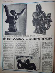 Milliyet Sanat Dergisi,8 Haziran 1973,Sayı 36,Karacaoğlan Şenlikleri,Hüseyin Gezer,Selahattin Batu,Suut Kemal Yetkin,Asaf Çiyiltepe,Fikret Adil,Jacques Lipchitz,Elif Naci,Cihat Burak,Duran Karaca,Faruk Yener,Hilmi Yavuz