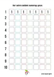 Okul Öncesi Matematiğe Giriş (Sayılar) Yaz-Sil Kitabı