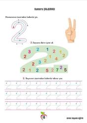 Okul Öncesi Matematiğe Giriş (Sayılar) Yaz-Sil Kitabı