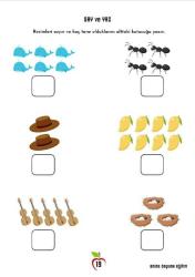 Okul Öncesi Matematiğe Giriş (Sayılar) Yaz-Sil Kitabı