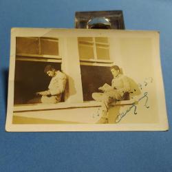 KRT99--- DERS ÇALIŞAN ASKERİ ÖĞRENCİLER FOTOĞRAFI-2 ADET