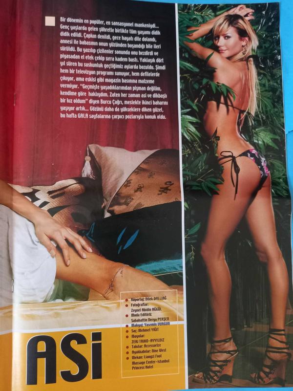 Gala Magazin Dergi 17 Nisan 2005 Burcu Çağrı Helin Avşar Mahsun  