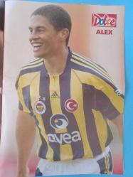 Dolce Magazin Dergi 16 Nisan 2005 Fenerbahçe Alex poster-Nükhet Duru,Gökhan özen,Meltem Ören,Sefa ürün,Demet Şener,İbrahim Kutluay,Güler sabancı,Gülben Ergen,İlhan Mansiz,Yasemin Kozanoğlu,Demet Akalın,Esra Balamir,John Carev,AlexArzu Pavlova