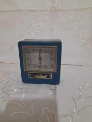 ZİRAAT BANKASI KUMBARALI MASA SAATİ--ÇALIŞMIYOR BAKIM İSTER