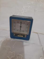 ZİRAAT BANKASI KUMBARALI MASA SAATİ--ÇALIŞMIYOR BAKIM İSTER