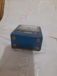 ZİRAAT BANKASI KUMBARALI MASA SAATİ--ÇALIŞMIYOR BAKIM İSTER