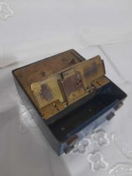 ZİRAAT BANKASI KUMBARALI MASA SAATİ--ÇALIŞMIYOR BAKIM İSTER