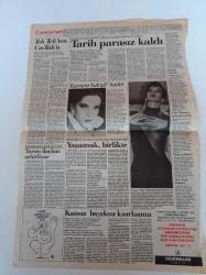 Cumhuriyet Gazetesi - 7 Eylül 1991 - Öğrenci Ütülü Pantolona Benzetildi - SHP'nin Kozu Çağdaş Lider - Cinsel Bilgiler Dersi - Cesur Triko - Hitit Kralı Kitabesi - Tarım İlaçları Zehirliyor