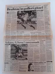 Cumhuriyet Gazetesi - 15 Eylül 1991 - Galatasaray'da Doping Alarmı - Fenerbahçe Nasaş'tan Zor Sıyrıldı - Futbolcu Nesim'in Babası İntihar Etti