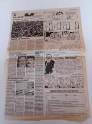 Cumhuriyet Gazetesi - 17 Eylül 1991 - Fenerbahçe Hasılat Milyarderi - Trabzonspor Kupa Sınavında - Metin Oktay'ın Adı Alsancak'a Veriliyor - Bülent Ecevit