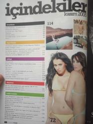 Boxer Dergisi- Kasım 2005- Ahmet Davutoğlu- Tatiana Alves- Sema Öztürk- Sinan Engin- Haşmet Babaoğlu- Kanat Atkaya- Memnun Süzgeç- Nilgün Gedikoğlu- Okay Gönensin