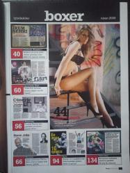 Boxer Dergisi- Nisan 2008- Cüneyt Ülsever- Daniela Oliviera- Fatoş Kabasakal- İşyerinde Flört- Çölllerin Atlantis'i- Dennis Rodman- John Hopoate- Navigasyon Dosyası
