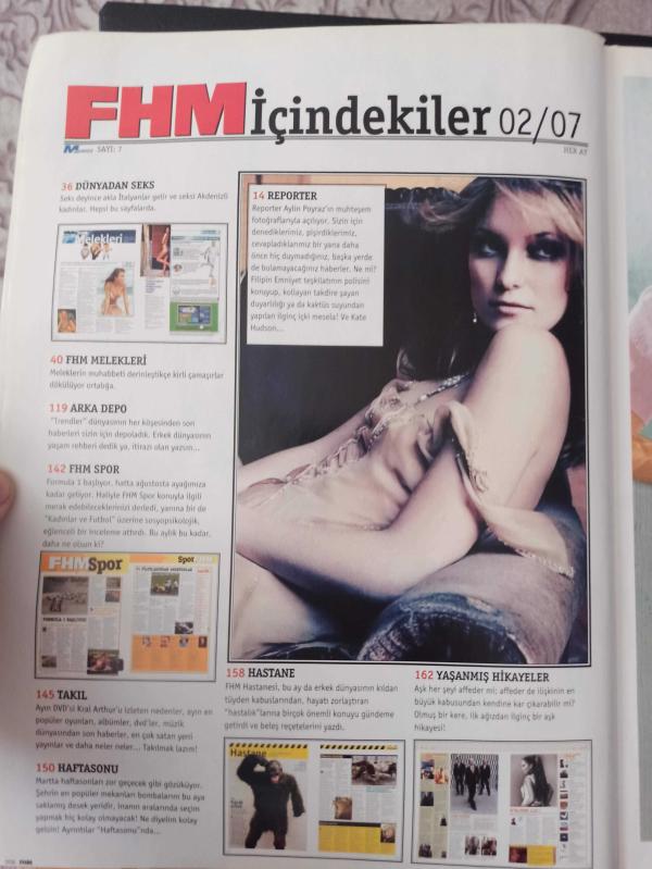 FHM Dergisi Mart 2005 Nicole Smith Simge Tertemiz Al Pacino  