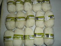 Antika - NAKO AMAZON KALIN YÜN ÖRGÜ İPİ BEYAZ MAVİ VE LACİVERT 45 GRAMLIK 40 ADET+12 ÇİFT ÖRGÜ MİLİ+ÜCRETSİZ KARGO - kitantik - kitaLog