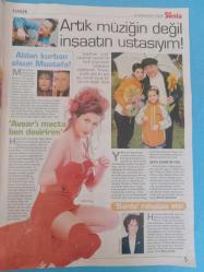 Akşam Siesta Magszin Dergi 15 Nisan 2007 Deniz Seki,Sibel Can,Seren Akıska,Seda Sayan,Tuğba Ekinci,Kayahan,ipek Açar,Aslıgönül,Işın Karaca,Vatan Şaşmaz,Şebnem Dönmez,Bergüzar Korek,Tuğçe Kazaz,