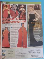 Akşam Life Magazin Dergi 6 ocak 2013 wılma Elles,Eda Tanpınar,Tarkan,Selen Seyven,Ğöksel,Ajda Pekkan,Emel Tezcan,Pınar Tezcan,Begüm Şen,Seda Satan,Berk Atan,Saba Tümer