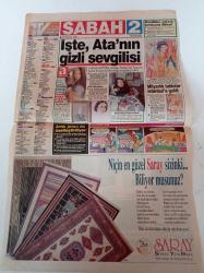 Sabah Gazetesi - 19 Eylül 1991 - Trabzonspor'da Bayram Var - Mehmet Ali Yılmaz - Televizyona Büyük Tepki - Nesim'in İçi Kan Ağlıyor - Hasan Özaydın - PSV'nin Sponsorları Türkiye'de İş Peşinde