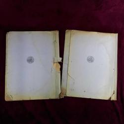 ANTİKA OSMANLI MAHKEME DOSYASI 2 ADET , HÂLİYLE