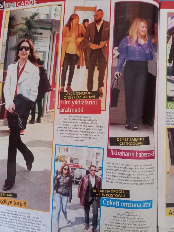 Akşam Life Magazin Dergi 7 Nisan 2013 özge özpirinçci Beren Saat  