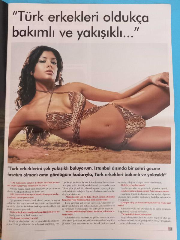 Sabah Kumsal Magazin Dergi 7 mayıs 2005 Haluk Bilginer Aşkın Nur  