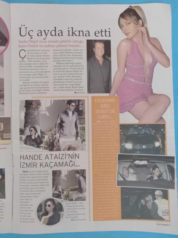 Sabah Buzz Magazin Dergi 2 Kasım 2008 Aysun Kayacı Nil  