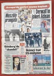 Tercüman Gazete 22 Ekim 1985 Kaya Erden,Prens Sultan Bin Salman,Meszöly,Halil Ata,G.Saraylı Adnan,Tuğrul Şan,Ferdi Özbeğen,Hülya Sözer,Asya-İnterbank-Türkbank-Boğaziçi Reklamı