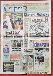 Tercüman Gazete 21 Ekim 1985 Liderlerin Karikatürleri (Özal-Cindoruk-İnönü-Ecevit-Gürkan-Söylemezoğlu),Turgut Özal,Rıza Çalımbay,Feldkamp,Meszöly,Erdal İnönü,Kenan Evren,Nihat Güner,Töbank Reklamı