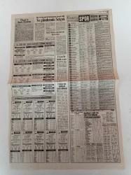 Hürriyet Gazetesi - 22 Ekim 1991 - Rıdvan Dilmen Şöhret Olduğuma Pişmanım - Beşiktaş'ın Gurur Abidesi Muhteşem Tesisleri - Hakemler Şenes Erzik'ten Yardım İstedi - Yücel Seçkiner - Ziya Şengül