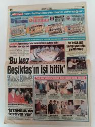 Hürriyet Gazetesi - 21 Ekim 1991 - Renault Flash araba reklamı, Bu Kez Beşiktaş'ın İşi Bitik - İstanbul'da Futbol Festivali Var - Futbol Camiası Sandık Başına Koştu - Venglos Şampiyonluğa Şartlanmış