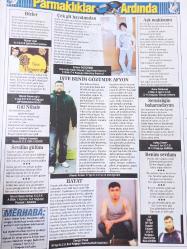 Hasret Haftalık Gazete - 5 Mayıs 2012 - Bayan Tahrik - Kısa boylu erkekler - Beyin egzersizi - Deniz kızı - Sahalara bomba düştü - Yeşil Ördek - Aşk ilanları -