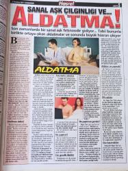 Hasret Haftalık Gazete - 2 Temmuz 2011 - Erkeğin not defteri - Askerin unutamadığı anıları - Sevdiğiniz kolay lokma mı ? - Rüya gibi gelip geçtiler -